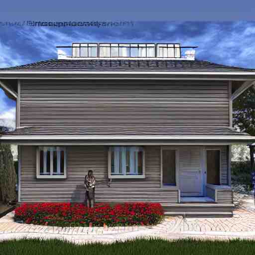 house extreamly photorealistic 