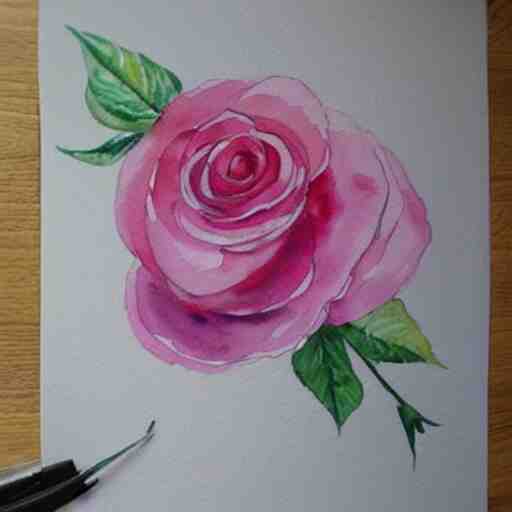 watercolor roses