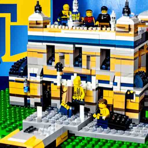 mar - a - lago fbi raid lego set 