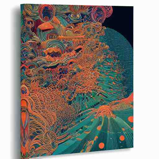 hyperdetailed swirling line art Victo Ngai, Kilian Eng vibrant colors, winning-award masterpiece, fantastically gaudy, aestheticly inspired by beksinski and dan mumford, 4K upscale with Simon Stalenhag work