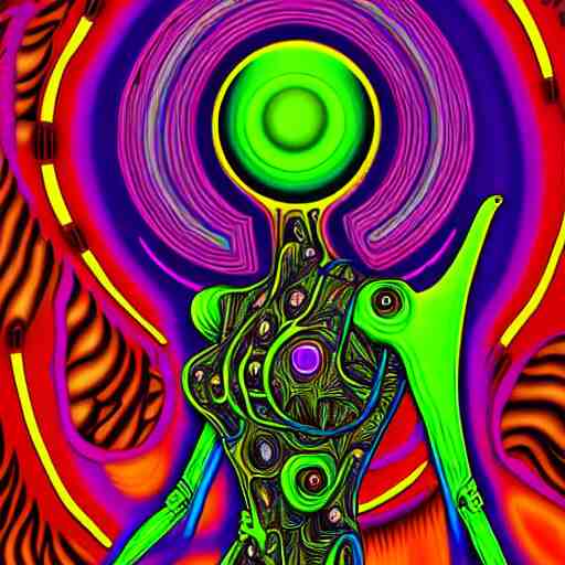 psychedelic organic cyborg by scott davidson 