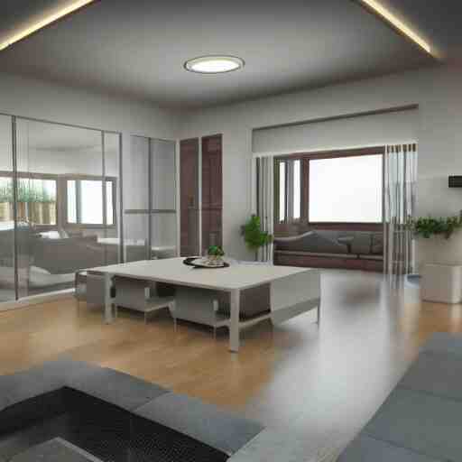 inside of a smart home realistic detailed photo 4 k 