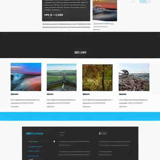 website material design concept 