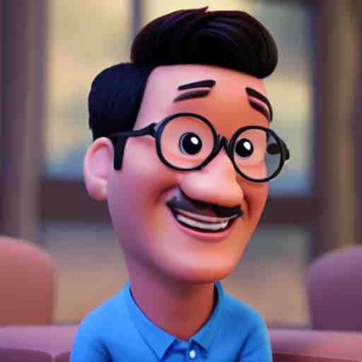 markiplier as a pixar character, animated film still, stylized 