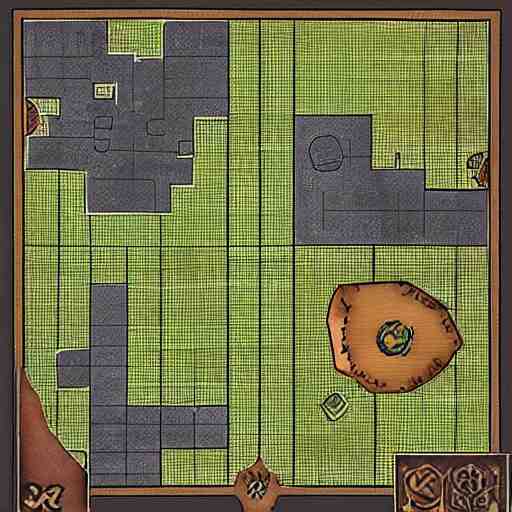 checkered map for tabletop rpg 