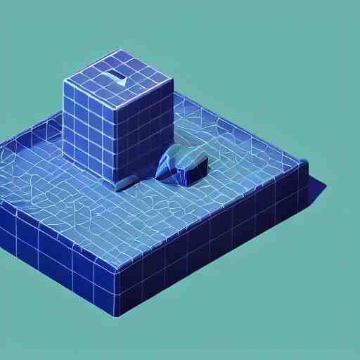 3 d object of computer, isometric game, isometric art, centralised, mohamed chahin, cute, blender cycles render, solid colours material, no background and shadows 