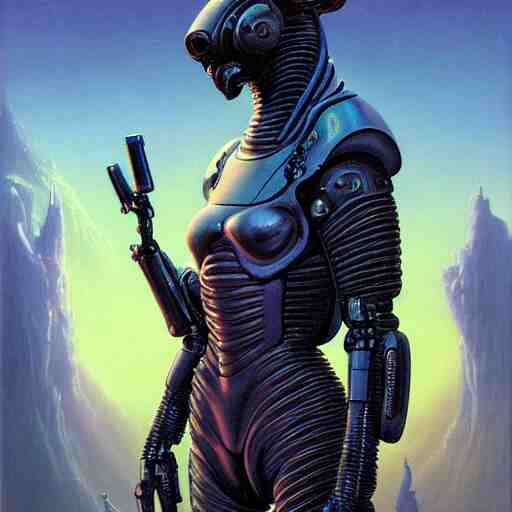 rat in cyberpunk protective suit, exotic alien features, robotic enhancements, desaturated, Tim Hildebrandt, Wayne Barlowe, Bruce Pennington, donato giancola, larry elmore, oil on canvas, masterpiece, trending on artstation, featured on pixiv, cinematic composition, dramatic pose, beautiful lighting, sharp, details, hyper-detailed, HD, HDR, 4K, 8K