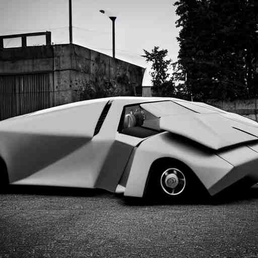 brutalist - inspired car 