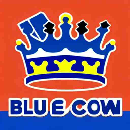 talk show with blue crown logo