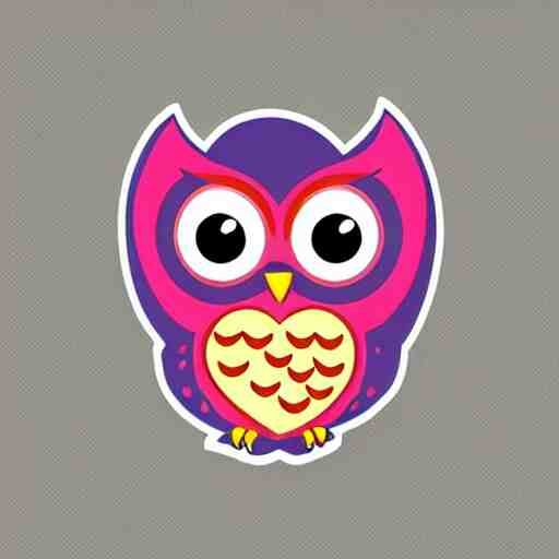 love owl sticker 