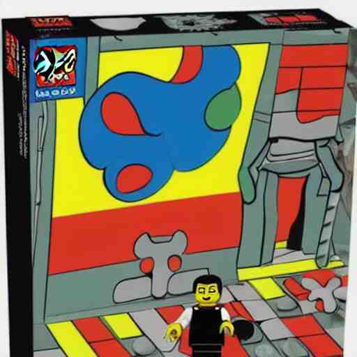 pablo picasso lego, activity play centre, plastic, toy, butcher billy style 