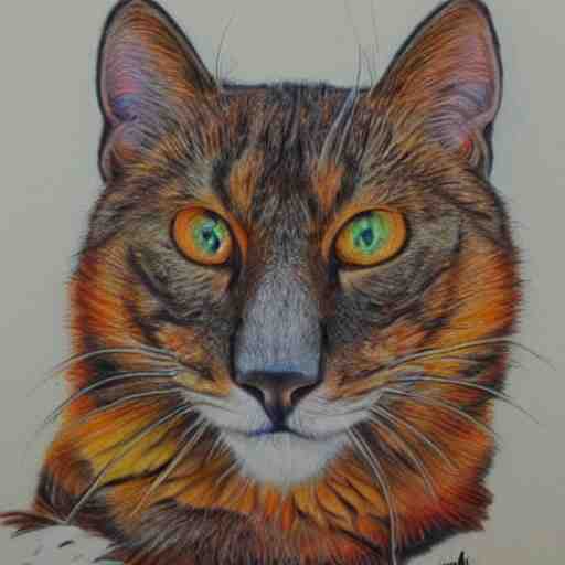  Colored pencil art on paper, highly detailed, artstation, PrismaColor