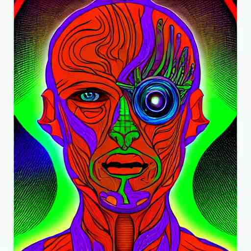 psychedelic organic cyborg by scott davidson 