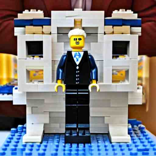 joe biden made of lego