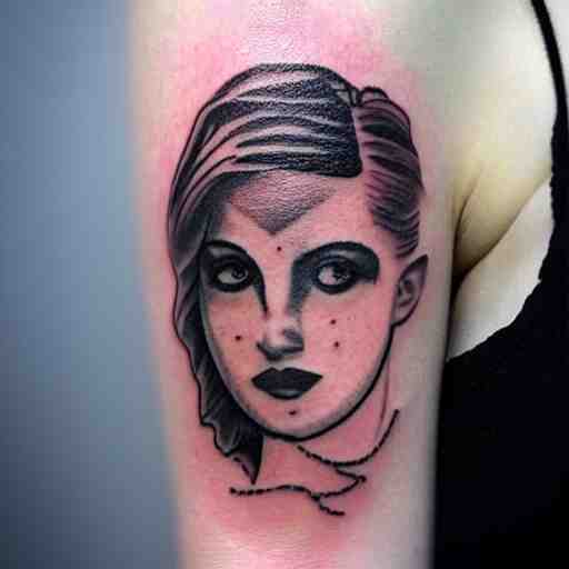 a tattoo inspired by the musical artist aurora. 