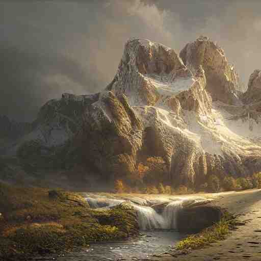 michal karcz painting of a beautiful landscape. , detailed, elegant, intricate, 4k,