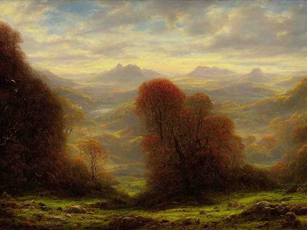 a mystical landscape by thomas seddon 
