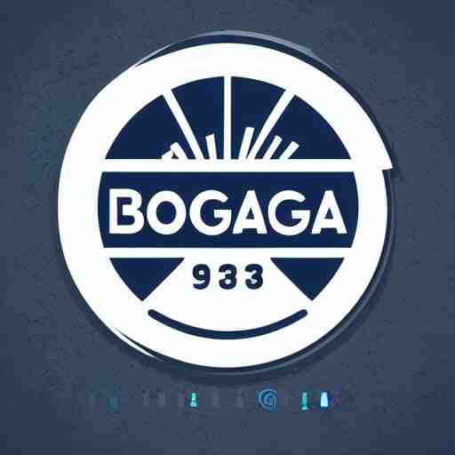 modern clean white logo for a gas station called the frankel bodega on a dark blue background, vector art, clean, minimal 