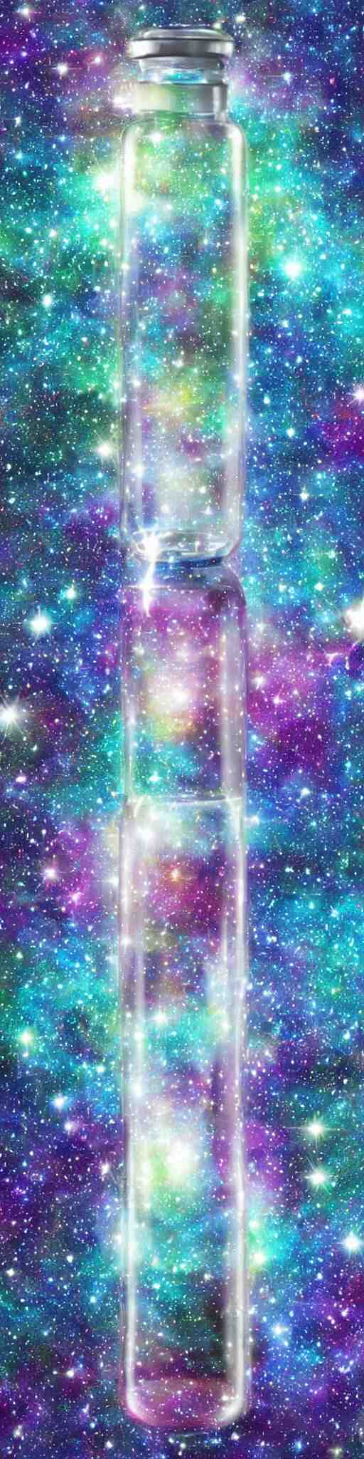 Galaxy in a bottle