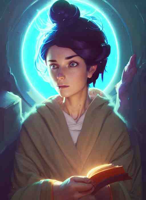 highly detailed portrait of a cat mage wearing a magical robe, stephen bliss, unreal engine, greg rutkowski, loish, rhads, beeple, makoto shinkai and lois van baarle, ilya kuvshinov, rossdraws, tom bagshaw, tom whalen, alphonse mucha, global illumination, god rays, detailed and intricate environment 