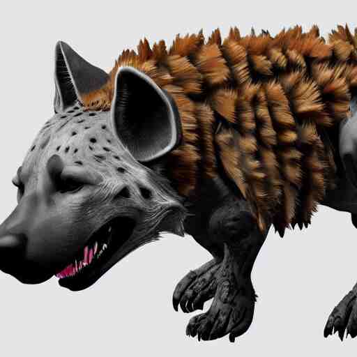 robotic hyena, highly detailed concept art 