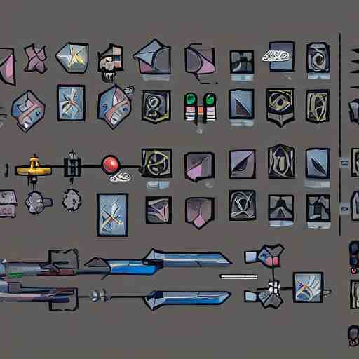 props game design assets, 2d fortnight style modular sci-fi walls, connectable,