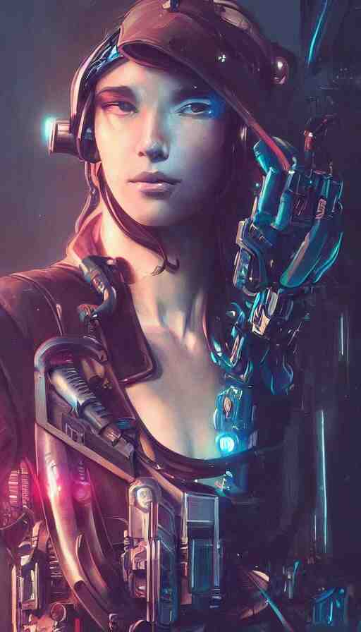 I have no mouth and i want to scream, cyberpunk angry gorgeous gunslinger, alterd carbon, William Gibson, neon, fibonacci, sweat drops, insane, intricate, highly detailed, digital painting, artstation, concept art, smooth, sharp focus, illustration, Unreal Engine 5, 8K, art by artgerm and greg rutkowski and alphonse mucha