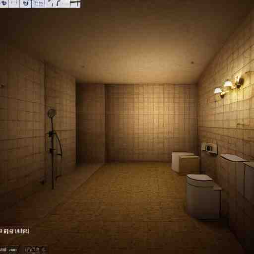 the potatoes are invading putin bathroom, potatoes atttack putin's bathroom, realistic, hdr, clear image, hdd, dynamic lighting, rtx on, 