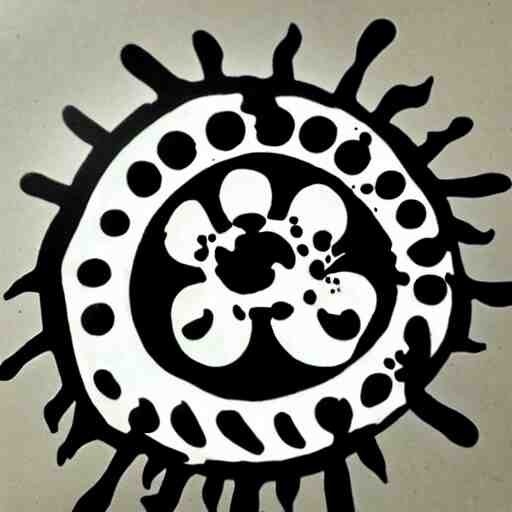 die cut sticker, gomu gomu no gatling, splatter paint 