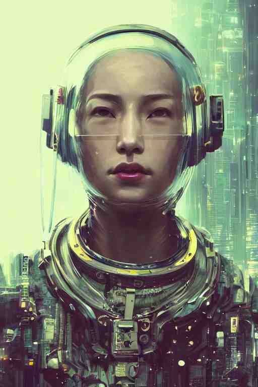 hyperrealistic portrait of a woman monster astronaut, full body portrait, well lit,  intricate abstract. cyberpunk,  intricate artwork, by Tooth Wu, wlop, beeple. octane render,in the style of Jin Kagetsu, James Jean and wlop, highly detailed, sharp focus, intricate , 4k, artstation