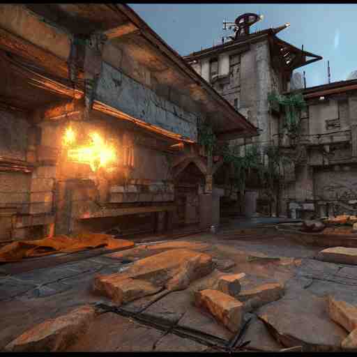 quake episode 1 level 1 rendered in unreal engine 5, hyper detail, realistic 