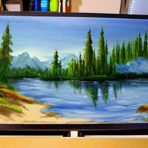 gpu painting with bob ross 