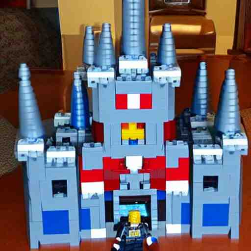 castle greyskull made out of legos 