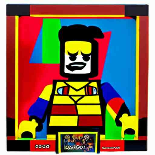 pablo picasso lego, activity play centre, plastic, toy, butcher billy style 