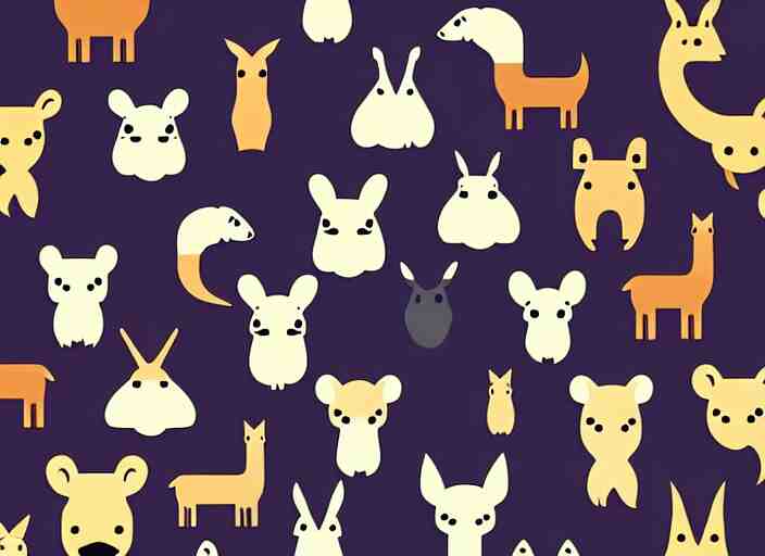 digital art minimal vector animal! detailed wallpaper trending on artstation 