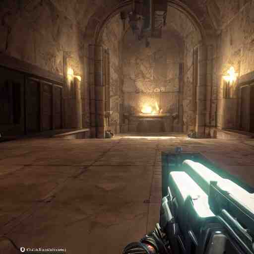 quake e 1 m 1 unreal engine 5, ingame screenshot, hyper detail, realistic 