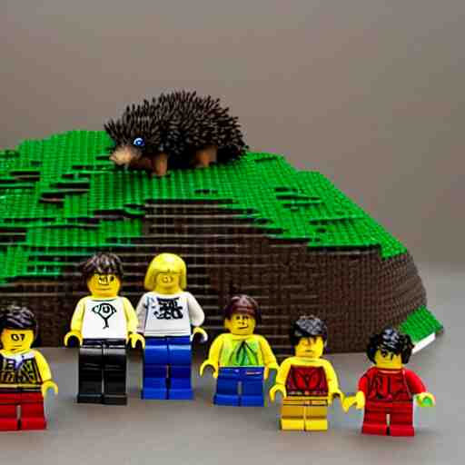 lego version of hedgehogs, photo 