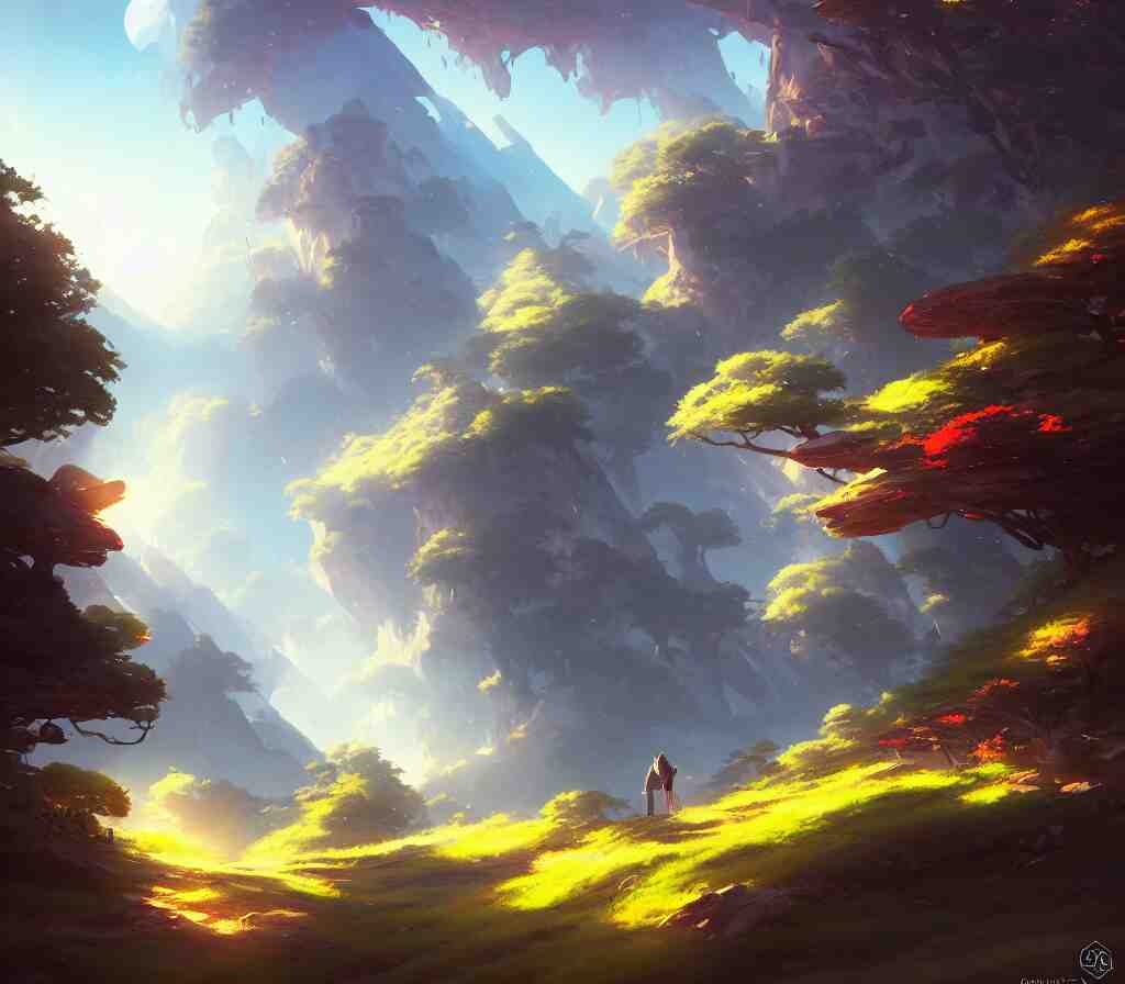 beautiful landscape, details, sharp focus, illustration, by jordan grimmer and rossdraws, trending artstation, pixiv, digital art 