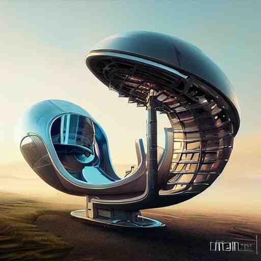 futuristic time machine by hg wells +gi, global illumination, physically based rendering, photoreal, small details, intricate, science fiction fantasy concept design