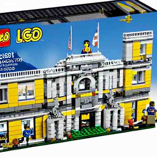 mar - a - lago fbi raid lego set 