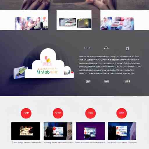 website design vivid concept 