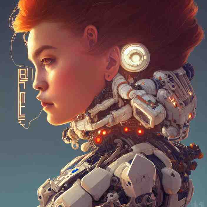 symmetry!! portrait of a robot astronaut, floral! horizon zero dawn machine, intricate, elegant, highly detailed, digital painting, artstation, concept art, smooth, sharp focus, illustration, art by artgerm and greg rutkowski and alphonse mucha, 8 k 