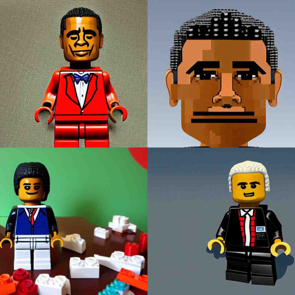 obama as a lego figurine 