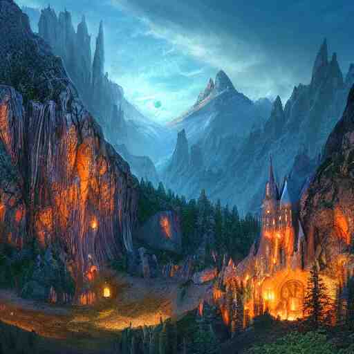 🧙🏰🌌🌄🌲🌳🤘, Darrell K Sweet, artstation, concept art, digital art, felix Kelly, 8k photography, cinematic