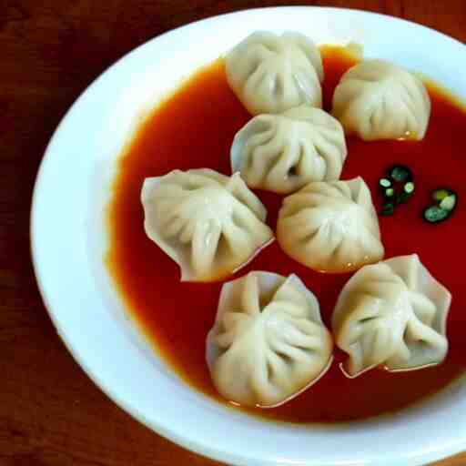 delicious dumplings with chili sauce made by hayao miyazaki!! 