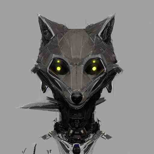 a robotic fox by viktor antonov, mechanic, dishonored, concept art, intricate, detailed, backlit, artstation 