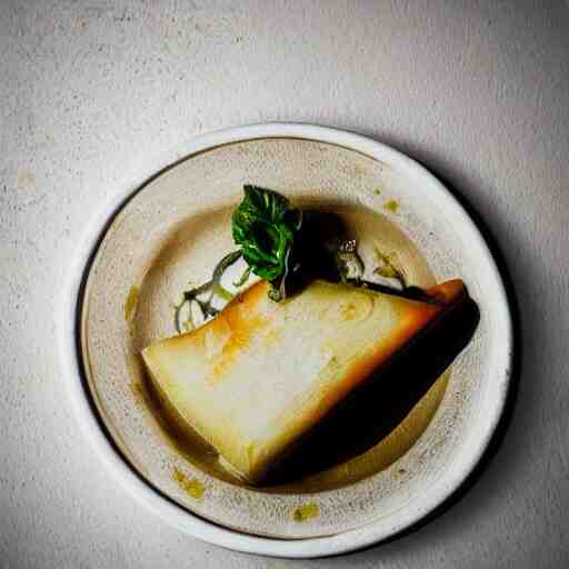 an empty plate, culinary art photography 