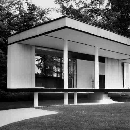 house designed by ludwig mies van der rohe 