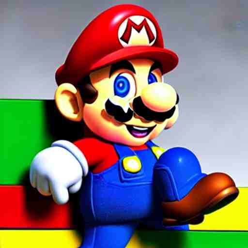 photo of super mario working on his macbook, highly detailed, extremely high quality, hd, 4 k, 8 k, professional photographer, 4 0 mp, lifelike, top - rated, award winning, realistic, detailed lighting, detailed shadows, sharp, no blur, edited, corrected, trending 