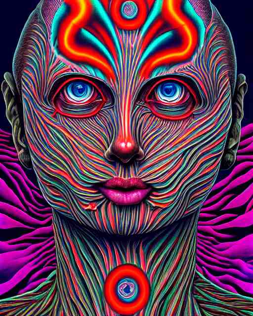 human spirit breaking away from the body, conjuring psychedelic background, part by shintaro kago, part by alex gray, ross tran, james jean, ultra realistic, highly detailed, 8 k, trending on artstation, symmetry 